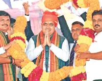 338 करोड़ रुपए के विकास कार्यो का लोकार्पण-शिलान्यास : भजनलाल का कांग्रेस पर निशाना, कहा- विकास नहीं दिख रहा तो शिविरोंं में जाकर आंखों की जांच कराएं