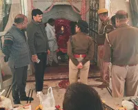 बांसी अम्बिका माता मंदिर को चोरों ने बनाया निशाना : मुख्य गेट के ताले तोड़े, प्रतिमा और आभूषण ले गए