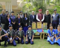 कैबिनेट मंत्री सुरेश सिंह रावत ने किया राष्ट्रीय जंबूरी विजेता राजस्थान दल का सम्मान