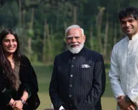 ओलंपियन नीरज चोपड़ा और उनकी पत्नी ने की पीएम मोदी से मुलाकात, खेल के साथ इन मुद्दों पर हुई चर्चा 