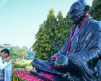 महात्मा गांधी पुण्यतिथि : मुख्यमंत्री भजनलाल शर्मा ने प्रतिमा पर श्रद्धासुमन किए अर्पित, प्रिय भजनों का किया श्रवण