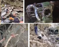 जम्मू-कश्मीर में सेना की गाड़ी खाई में गिरी, 10 जवान शहीद, सभी घायलों को एयरलिफ्ट किया  
