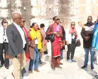 आमेर महल की दिव्य एवं भव्य छटा देखकर अभिभूत हुए राष्ट्रमंडल देशों के संसदीय प्रतिनिधि, मान सिंह महल सहित ऐतिहासिक स्थलों का किया भ्रमण