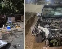 खरबास सर्किल हादसा : फरार आरोपी का तीसरे दिन भी सुराग नहीं, परिजनों का धरना प्रदर्शन 