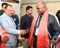 राष्ट्रमंडल देशों के संसदीय प्रतिनिधियों का जयपुर पहुंचने पर भावभीना स्वागत, विधानसभा अध्यक्ष वासुदेव देवनानी ने दुपट्टा पहनाकर किया स्वागत