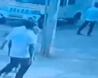 हैदराबाद में भीषण गोलीबारी, छह लाख लूटे, लुटेरे फरार, पुलिस जांच शुरू