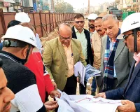 सिद्धार्थ महाजन ने गोपालपुरा बाईपास पर निर्माणाधीन एलिवेटेड रोड का किया निरीक्षण, कहा- निर्माणाधीन कार्यों में गुणवत्ता का रखें खयाल