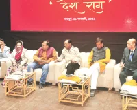 राष्ट्रीय कवि सम्मेलन दैनिक नवज्योति की गौरवशाली परंपरा का था हिस्सा : ऑडिटोरियम के बाहर मौसम जितना सर्द था, अंदर उतनी ही जोश की गर्मी थी 