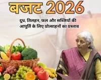 बजट 2026-27 : दूध, तिलहन, फल और सब्जियों की आपूर्ति के लिए कई प्रोत्साहनों का प्रस्ताव,  प्राथमिक सहकारी समितियों को मिलेगी छूट
