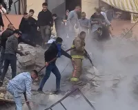 लेबनान में भयावह हादसा: जर्जर इमारत ढहने से 5 लोगों की दर्दनाक मौत, मलबे में दबे कई लोग, बचाव और राहत कार्य जारी