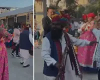 5 देशों के पर्यटकों ने लिया राजस्थानी आतिथ्य का अनुभव, गांधी नगर स्टेशन पर पारंपरिक अंदाज में हुआ स्वागत अभिनंदन