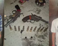 ऑपरेशन के तहत अवैध हथियार रखने वाले दो आरोपी गिरफ्तार, 2 देशी कट्टे व 10 कारतूस बरामद