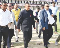 मुख्य सचिव श्रीनिवास ने लिया सवाई मानसिंह स्टेडियम का जायजा, स्टेडियम को आईपीएल मानकों के अनुरूप तैयार कराएगी सरकार