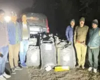 कील लगे पट्टे से रोकी तस्करों की स्कॉर्पियो, 27 कट्टों में भरा 468 किलो डोडा-चूरा जब्त