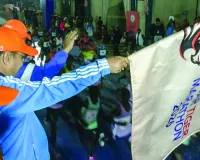 भजनलाल शर्मा ने टाइगर मैराथन को दिखाई झंडी, विभिन्न देशों के धावक एवं प्रतिभागियों ने लिया भाग