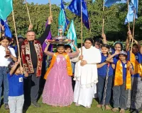 सेंट्रल पार्क में गूंजे भोले बाबा के जयकारे, अनाथ आश्रम की बालिकाओं ने निकाली शिव रैली