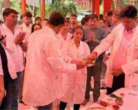 जवाहर लाल नेहरू चिकित्सालय में सुंदरकांड का पाठ, शान्ति मंत्र के साथ कार्यक्रम का समापन