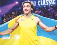 आर्मंड डुप्लांटिस ने 15वीं बार तोड़ा विश्व रिकॉर्ड, पोल वॉल्ट में 6.31 मीटर की बाधा 15वीं बार आसानी से की पार 