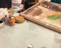 ‘वसुधा’ कला शिविर में महिला पेंटिंग कलाकारों की सृजनात्मक उड़ान, कला प्रेमियों के लिए बना आकर्षण का केंद्र 