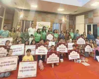 स्वच्छता जागरूकता को लेकर कार्यक्रम आयोजित, स्वच्छता बनाए रखने एवं पर्यावरण संरक्षण का भी दिया संदेश 