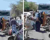 नसीराबाद घाटी में रोडवेज बस से उठे धुएं से मची अफरातफरी, सभी यात्री सुरक्षित