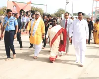 राष्ट्रपति ने की गिर्राज जी की सप्तकोसी परिक्रमा: पूंछरी का लौठा में भव्य स्वागत, राजस्थान के डेढ़ किलोमीटर एरिया में पैदल ही लगाई परिक्रमा