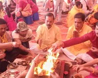 पंचतत्व पूजन के साथ मनाया जन्मदिन संस्कार महोत्सव: एकादशी पर वैदिक विधि से मनाया जन्मदिन, पौधारोपण का लिया संकल्प