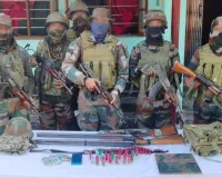 मणिपुर में सुरक्षा बलों को बड़ी कामयाबी, हथियार और गोलाबारूद का जखीरा बरामद, एक आरोपी गिरफ्तार