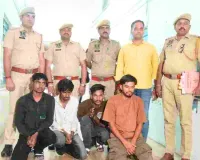 पुलिस की बड़ी कार्रवाई : 24 घंटे में डकैती की वारदात का खुलासा, 6 आरोपी गिरफ्तार