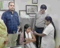 एचपीवी टीकाकरण अभियान के तहत छात्राओं का टीकाकरण, 14–15 वर्ष की छात्राओं ने बढ़-चढ़कर लिया हिस्सा