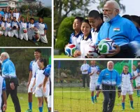 पीएम मोदी ने सिक्किम में बच्चों के संग खेला फुटबॉल : शेयर की खूबसूरत तस्वीरें, लिखा-इन खिलाड़ियों के साथ फुटबॉल खेलना ऊर्जा भरने वाला रहा