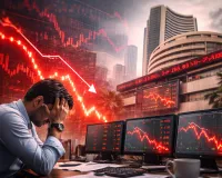 विदेशों से मिले नकारात्मक संकेतों के बीच घरेलू शेयर बाजार लाल निशान में बंद : बैंकिंग-आईटी शेयरों में दबाव, इन शेयरों में दिखा एक्शन 