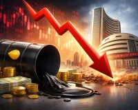 कच्चे तेल में तेजी से शेयर बाजारों में गिरावट जारी: सेंसेक्स 900 अंक से ज्यादा फिसला, इन शेयरों पर रखें नजर