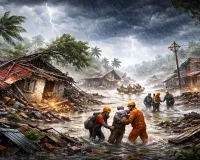 त्रिपुरा में भीषण तूफान और बारिश का कहर : 1,534 घर क्षतिग्रस्त ; जनजीवन अस्त व्यस्त, बचाव और राहत कार्य जारी