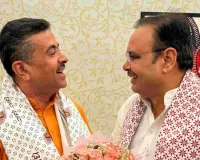 मुख्यमंत्री भजनलाल शर्मा ने मुख्यमंत्री पद की शपथ ग्रहण करने पर सुवेंदु अधिकारी को दी बधाई, कहा- पश्चिम बंगाल प्रगति और समृद्धि की नई ऊंचाइयों को छुएगा