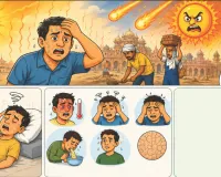 आसमान से बरस रही आग, हीट स्ट्रोक का खतरा बढ़ा, डॉक्टर्स बोले: हाइड्रेट रहें, लू से बचें