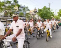 फिट इंडिया अभियान: आरपीएफ जवानों ने निकाली ‘संडे ऑन साइकिल’ रैली, आमजन को दिया हेल्थ मंत्र