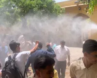 गर्मी में पर्यटकों को राहत: हवामहल में पानी की फुहारों से मिली ठंडक, पर्यटकों ने सराहा इंतजाम