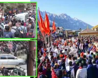 केदारनाथ धाम जाने वाले यात्रियों की बढ़ी मुश्किलें : सोनप्रयाग में लगा लंबा जाम, हजारों श्रद्धालु फंसे