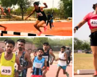 राजस्थान सीनियर एथलेटिक्स चैंपियनशिप : आदेश गरसा और डोना धाकड़ बने सबसे तेज धावक