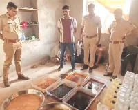 एमडी ड्रग्स की फैक्ट्री पकड़ी : 3 गिरफ्तार, 36 किलो तैयार माल जब्त, कीमत 72 करोड़