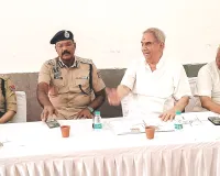 गणेश चतुर्थी पर श्रद्धालुओं की सुविधा के लिए मोतीडूंगरी मंदिर और पुलिस प्रशासन की बैठक