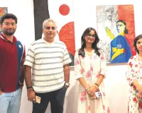 जेकेके में शुरू हुई युवा कलाकार सारा हर्ष की सोलो प्रदर्शनी ‘चित्रहार’ : महज 18 साल की उम्र, पेंटिंग का हुनर ऐसा कि सभी चकित