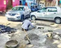 असर खबर का : टूटी नालियों व खुले चैंबरों की मरम्मत का काम शुरू