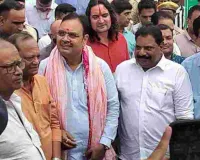 मुख्यमंत्री भजनलाल शर्मा का जयपुर व्यापार महासंघ ने किया छोटी चौपड़ मेट्रो स्टेशन पर स्वागत