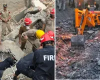 दिल्ली में निर्माणाधीन इमारत गिरने से 3 लोगों की मौत : एक मजदूर को मलबे से सुरक्षित निकाला, बचाव अभियान जारी  
