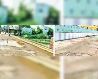 सड़क तो सुधरी नहीं, दीवार व व्यू कटर भी ढहे