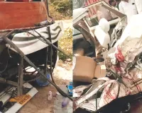 ओवरटेक के दौरान भीषण हादसा : बस-बोलेरो की आमने-सामने भिड़ंत, चालक समेत 3 की मौत