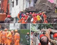 भिवंडी में चार मंजिला इमारत भरभराकर गिरी: 9 लोगों की दर्दनाक मौत, कई मलबे में दबे, राहत और बचाव कार्य जारी