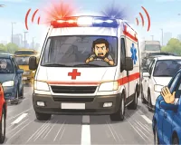 इमरजेंसी वाहनों को रास्ता नहीं देने पर अब होगी कार्रवाई, दोबारा गलती पर लगेगा जुर्माना